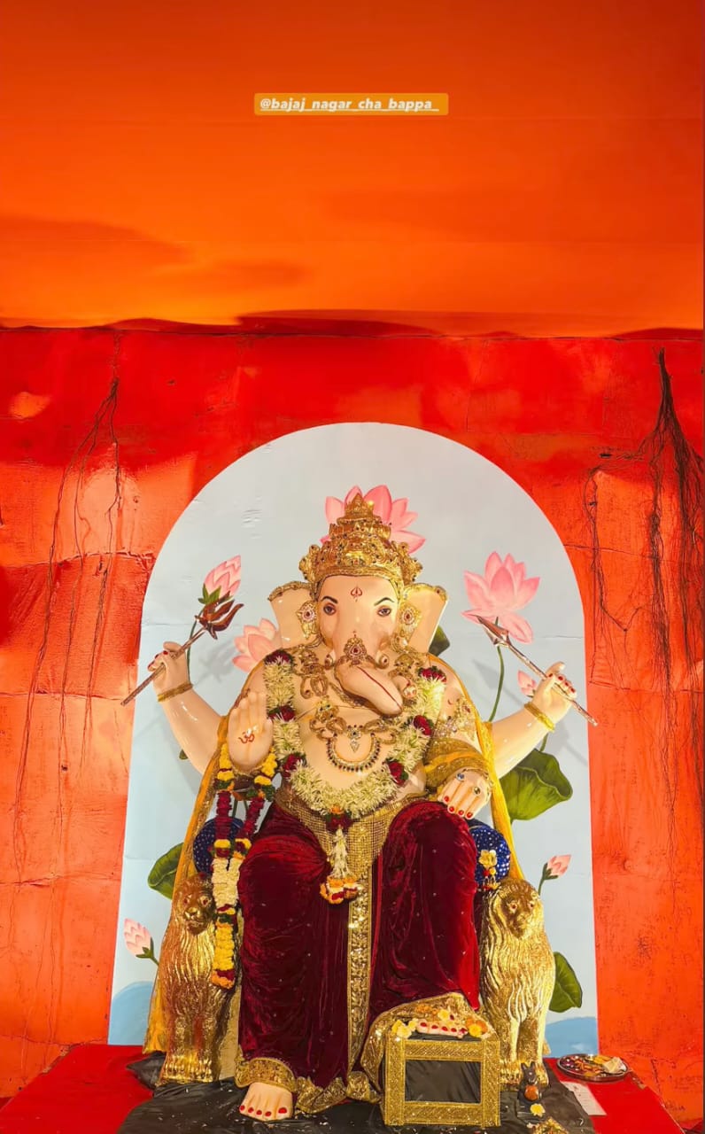 Bajaj Nagar Yuvak Ganesh Utsav Mandal Ganesh pandal in Bajaj Nagar, Nagpur
