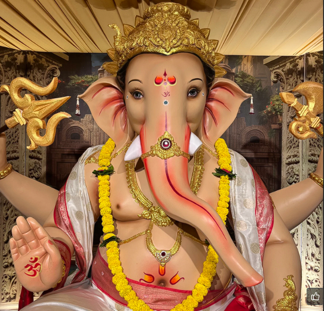 Gajanan Nagar Ganesh Pandal Ganesh pandal in Gajanan Nagar, Nagpur