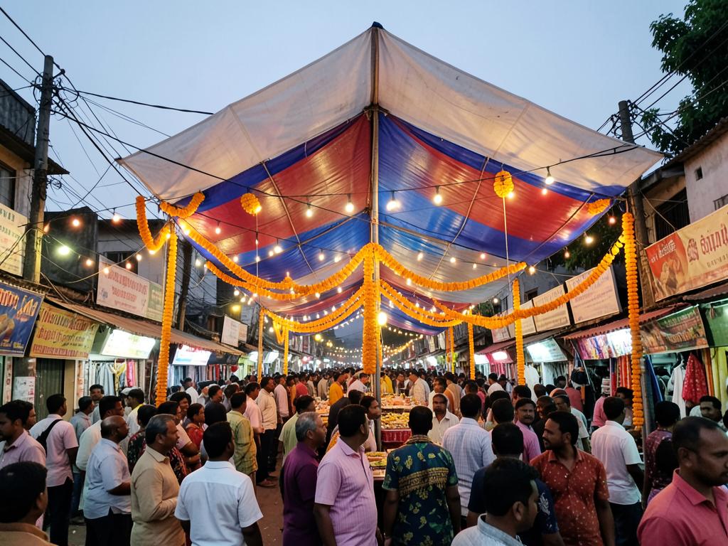 Jai Ganesh Utsav Mandal Ganesh pandal in Jaripatka, Nagpur