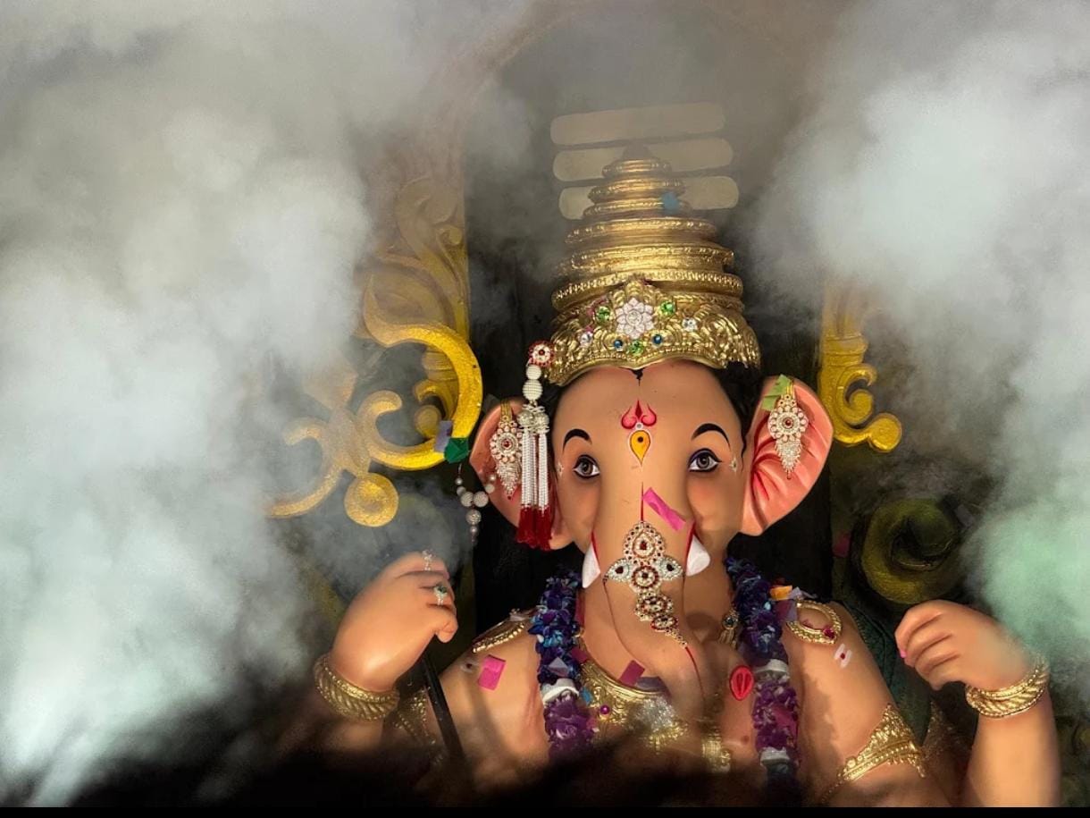 Shree Ekta Ganesh Utsav Mandal Ganesh pandal in Mahal, Nagpur